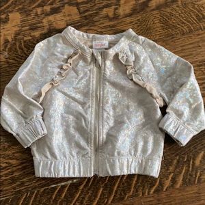 Cat & Jack Girls 6-9 mos Gold Bomber Jacket